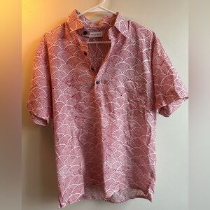 Raga Man Med NWT Kurta Short Sleeve Shirt 100% Cotton Made in India